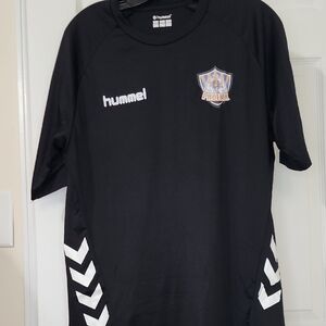 Hummel Black Jersey with White Chevron Accents